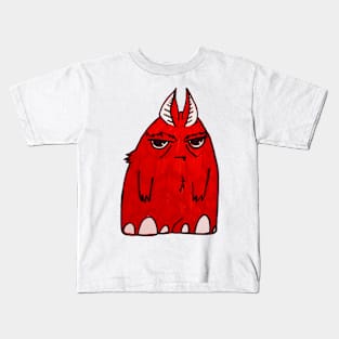 Little Red Monster Kids T-Shirt